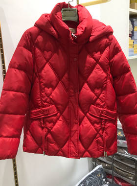 鑫依秀8805棉衣女冬新款时尚连帽羽绒棉保暖修身纯色棉服防寒外套
