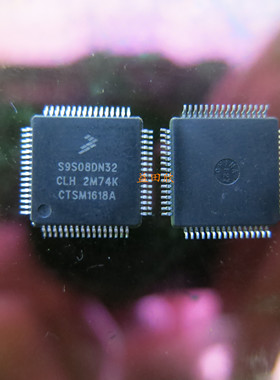 正品 S9S08DN32CLH S9S08DN32F1CLH CLHR S9S08DN32 QFP64 直拍