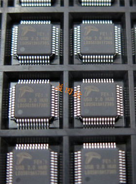 FE1.1-AQFP4  FE1.1 大量现货 正品8AHUB4口MTT HUB芯片USB2.0IC