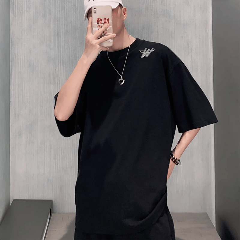 welldone短袖百搭简约男女T恤