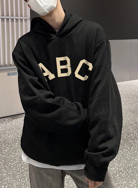 ESSENTLAIS FOGESS2025卫衣连帽男女美式高街百搭第七季ABC外套潮