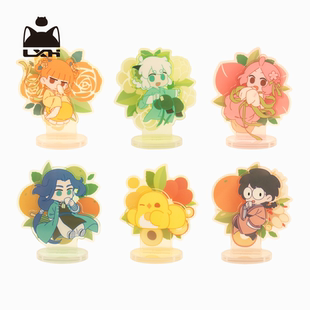 饰 罗小黑午后茶香立牌桌面摆件亚克力动漫周边礼物装 新品 热卖