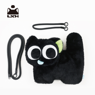 【新品现货】罗小黑官方正版鬼脸系列周边毛绒手机包动漫周边
