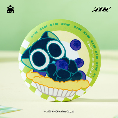 【新品现货】罗小黑战记罗小黑-得闲茶饮-58mm徽章官方正版周边