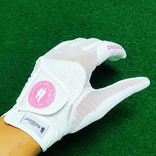 进口透气网布高尔夫手套女golf运动用品装备韩国薄款手指套夏新款