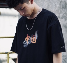 NICEID NICE品牌中国streetball街球短袖男宽松打底T恤休闲T恤