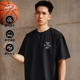NICEID 男女 T恤百搭潮流宽松小领口篮球短袖 NICE 圆领运动美式