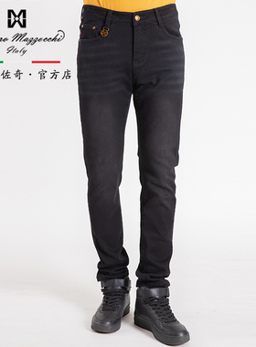 玛路男装/MAURO柔软透气/经典五袋品牌五金款牛仔裤长裤MK351320