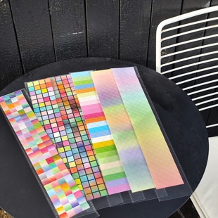 熊岛商店设计同心圆圆形图案长条创意高粘度超长圆型全透明可拆卸