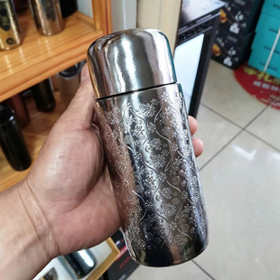 KASHIMA鹿岛纯钛保温杯炖品保鲜焖罐燕窝杯高档轻奢水杯泡茶杯