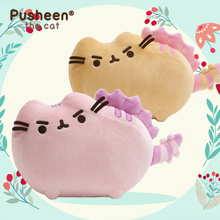 gund 胖吉猫毛绒公仔pusheen变色龙系列玩偶娃娃摆件婚礼抛洒娃娃