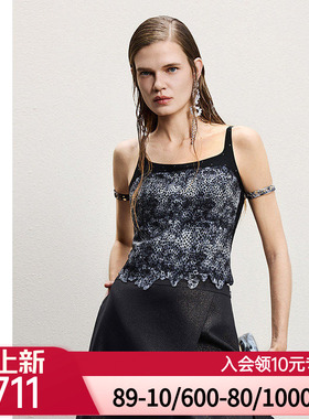 AIMER CHUANG太湖春夏女士抹胸吊带打底背心上衣CA712141