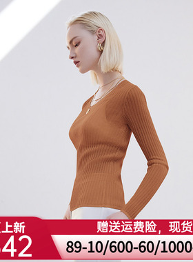 BeChic 映像系列纯色可外穿长袖圆领打底衫BC72AT1