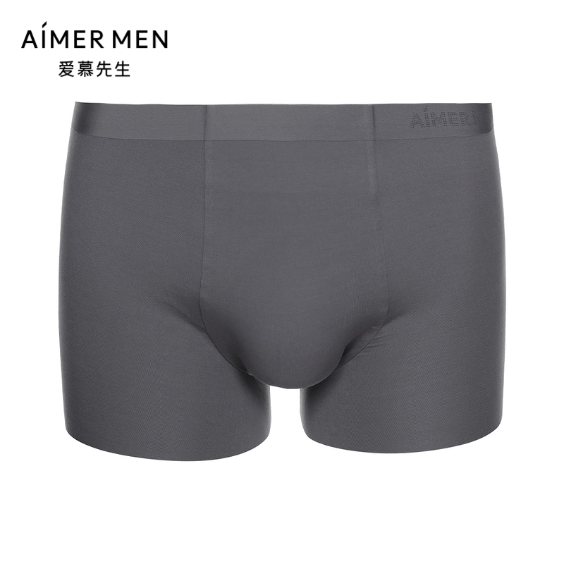 爱慕先生22AW1号裤pro系列男士中腰简约莫代尔平角裤NS23J091