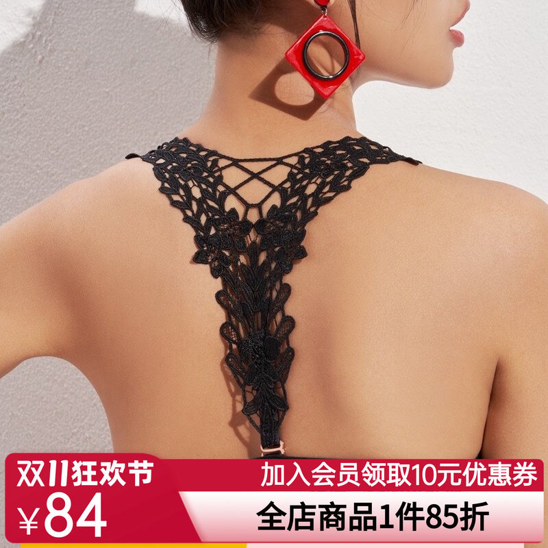 爱美丽商场内衣无钢圈小胸聚拢显大蕾丝前扣3/4中厚文胸IM17AWP1