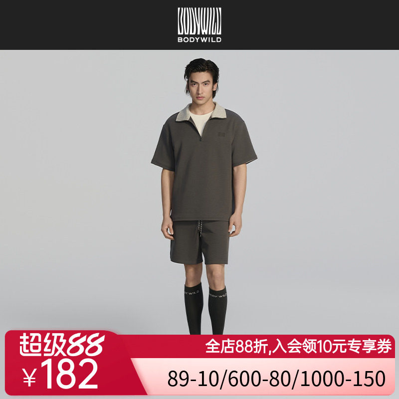 【夏季新品】BODY WILD N穿系列_男士休闲五分短裤ZBN82DL2A