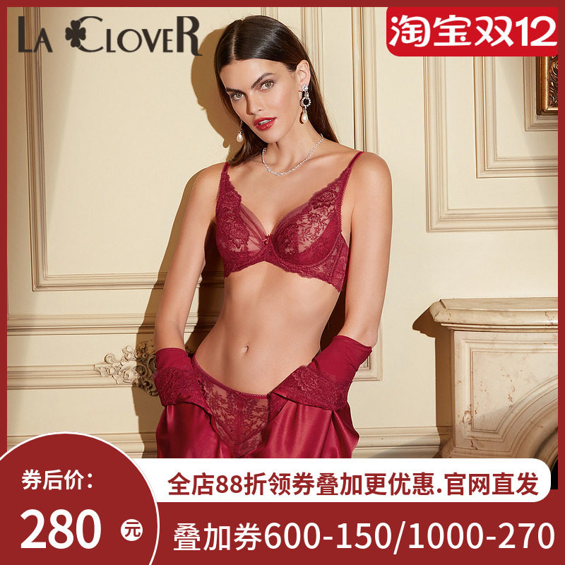 【女王心选】LACLOVER兰卡文挚爱洛可可系列中腰平角裤LC23RG1