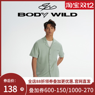 BODYWILD 上衣ZBN41WE2 雅致生活家居翻领短袖