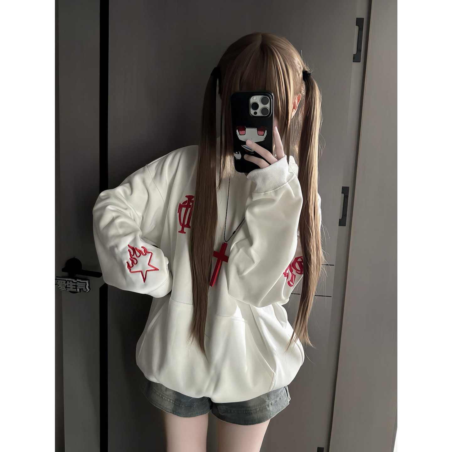 连帽套头卫衣外套女秋冬宽松休闲