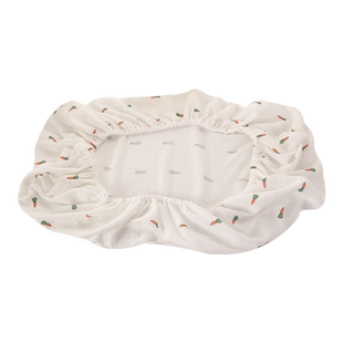 婴儿床床笠夏季薄款纯棉纱布透气婴儿床单儿童透气宝宝拼接床床笠