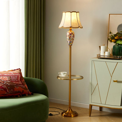 置物一体客厅角落落地灯