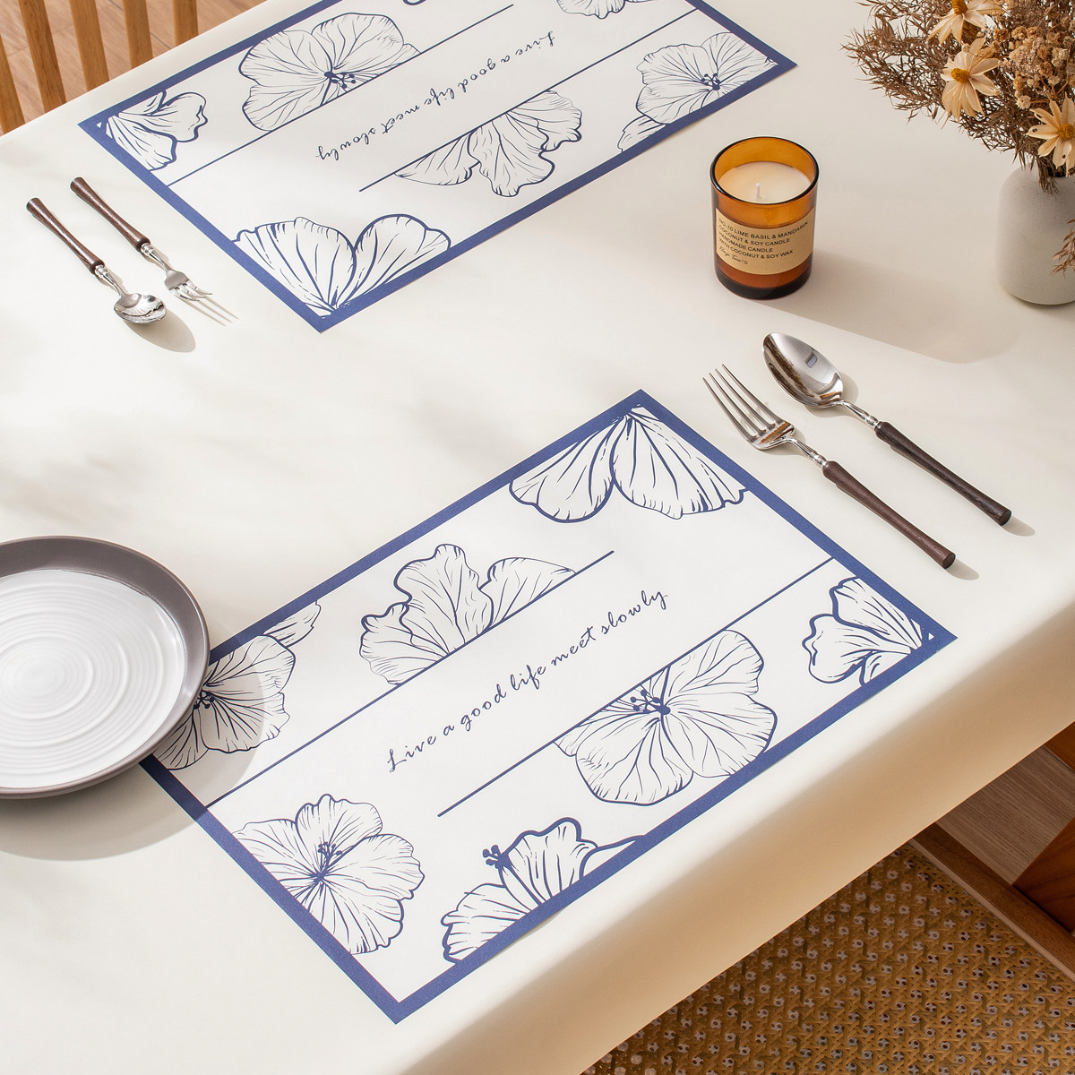 一次性餐垫法式高级感轻奢北欧风ins餐垫纸加厚简约西餐桌布免洗,餐饮具,餐垫,淘宝优惠券,粉丝福利购,淘宝优惠卷