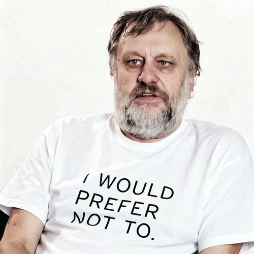 哲学家slavoj zizeks齐泽克同款I Would Prefer Not To短袖t恤男
