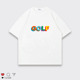 100%重磅纯棉 GOLF WANG logo tee泰勒嘻哈 男女短袖长袖T恤 INS