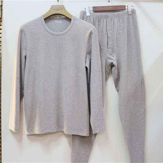 新一步长袖男简约舒绒磨毛