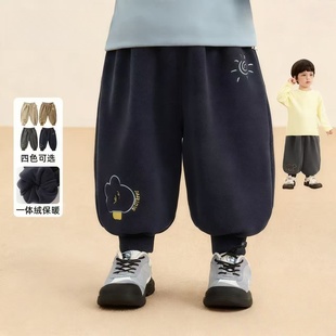 NEXT BGM儿童裤子宝宝秋季运动裤女童加绒长裤婴儿冬款男童童装潮