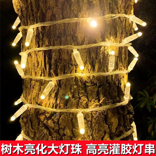 树木亮化绕树灯带盘树灯