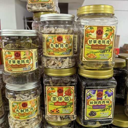 龙正香蜜饯罐装茶伴侣茶配解馋