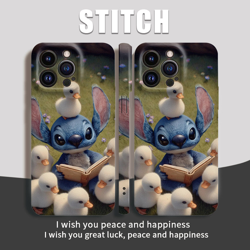 萌系可爱史迪仔小米14苹果手机壳