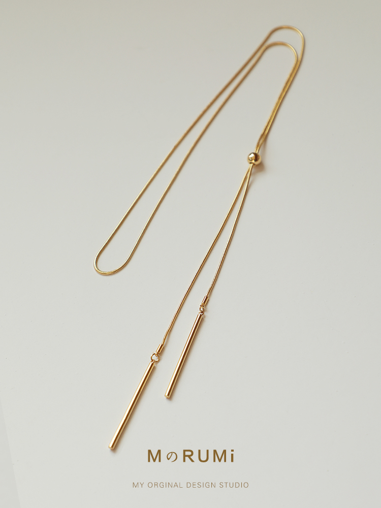 原创设计师款极简约高级感蛇骨链