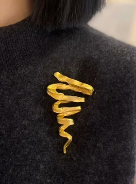 神秘龙卷风胸针 法式复古精致简约高级感旋风造型设计大旋风胸花