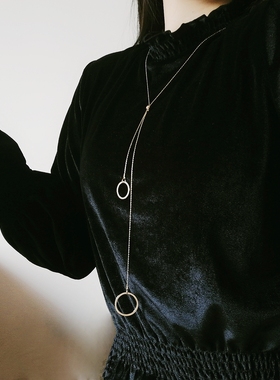 mのrumi极简优雅蛇骨链圆环