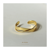 缠绕极简冷淡风ins高品质百搭 莫比斯环 18K不褪色设计 气质手镯