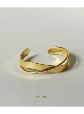 莫比斯环 18K不褪色设计 缠绕极简冷淡风ins高品质百搭 气质手镯