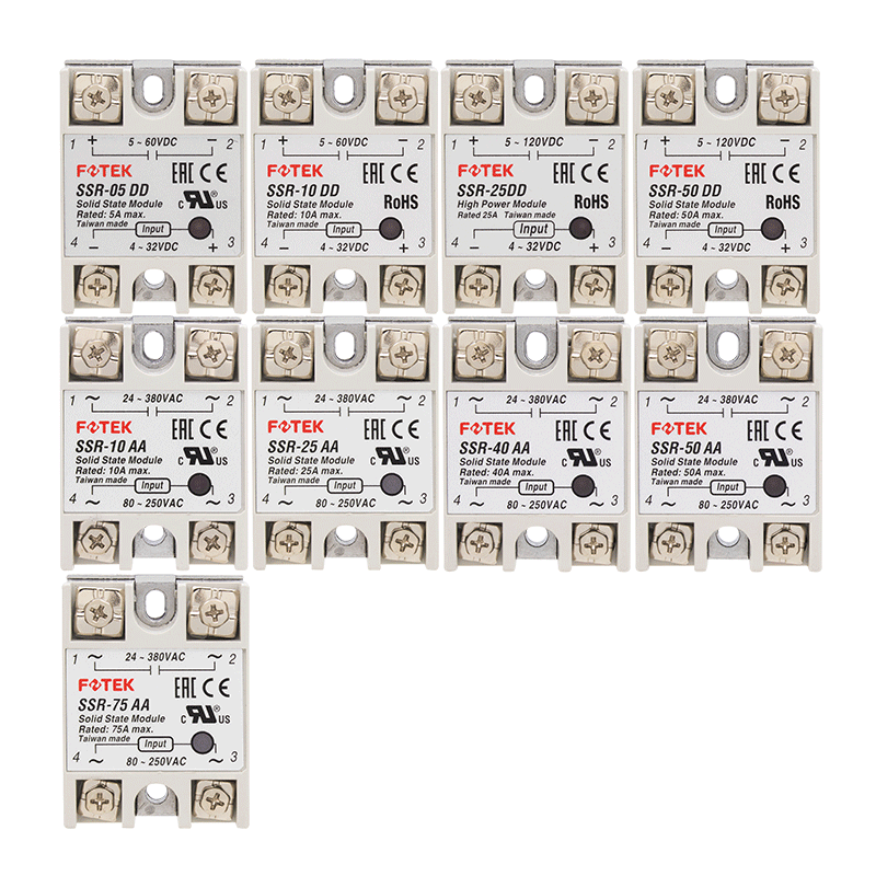 原装阳明SSR固态继电器05DD-10DD-25DD-50DD/10AA/25AA/40AA/75VA