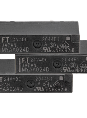 正品富士通FT小型PLC继电器F3AA 012E 005E 024E  MYAA024D 24V