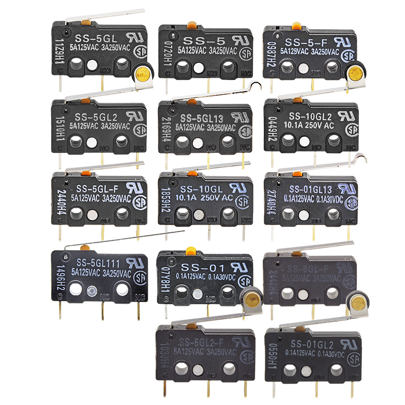 原装正品欧姆龙微动开关SS-5/SS-5GL/SS-5GL13/5GL2/10GL/10GL2-F