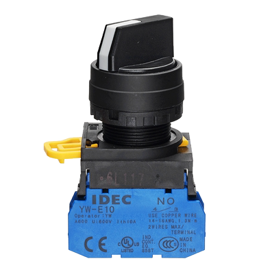 IDEC和泉选择按钮开关22mm YW1S-2E10-3E20-33E20 YW-E10旋钮开关