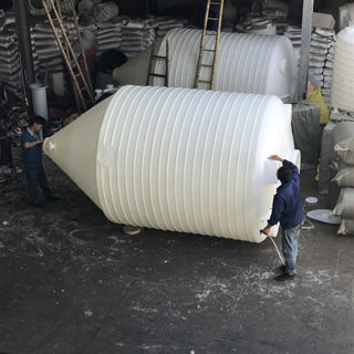 浙厂家直销5吨10立方30000升大容积锥底沉淀塔全新进口耐酸碱材质