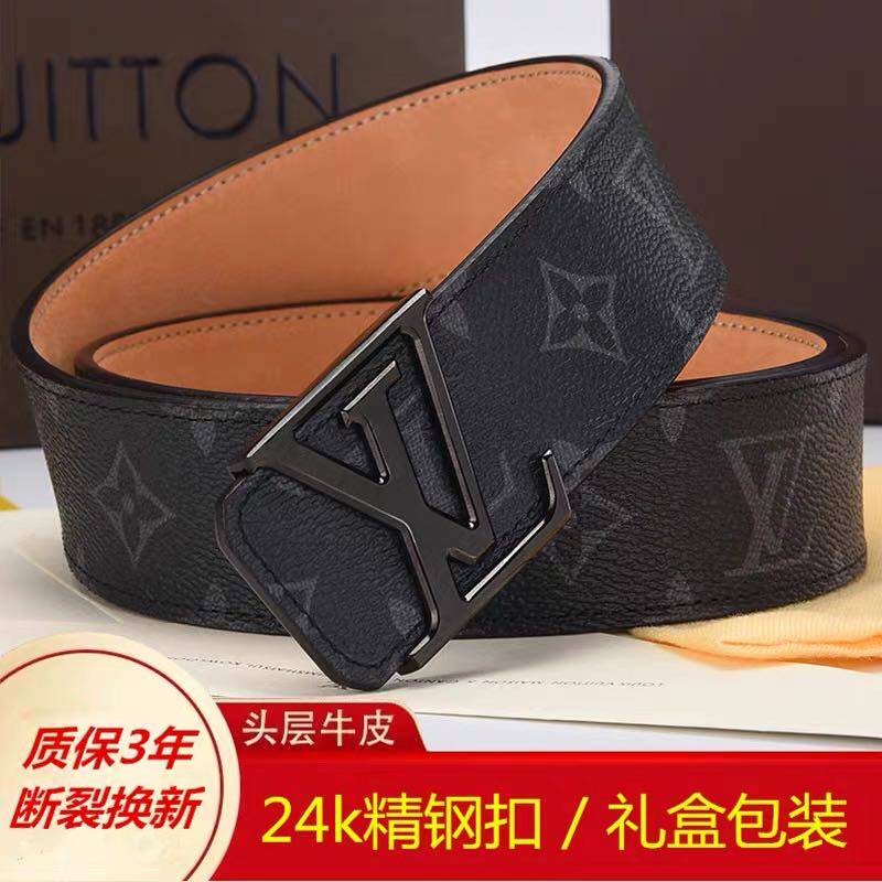 香港代购奢侈品男士皮带真皮潮流西装裤腰带钢扣男款高端2025新款