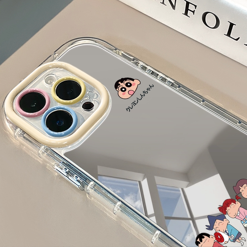 一起逛街镜面适用于苹果17奶油壳华为oppo新iPhone16promax/15/13promax手机壳14真我红米小米13pro/u