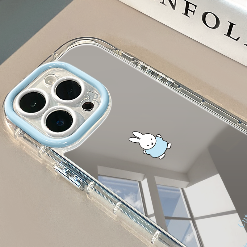 简约kitty适用于苹果17promax镜面奶油壳iPhone16手机壳华为p可爱小米15防摔潮流保护套mate70小众