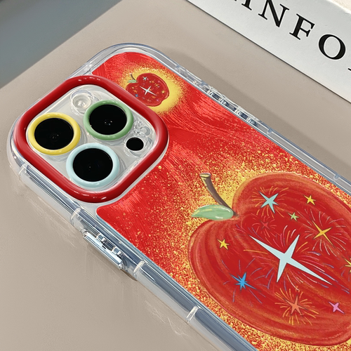 闪星苹果适用苹果16pro奶油羽纱纹卡通手机壳iphone15可爱华为p创意可爱mate70保护套小众小米15新款