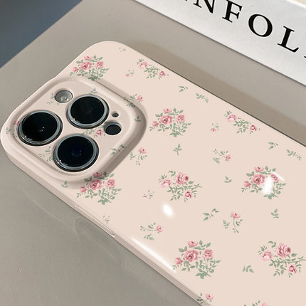 ins简约小清新碎花适用苹果17promax华为菲林oppo壳苹果13新iPhone14/12/11promax手机壳小米13pro/ultra