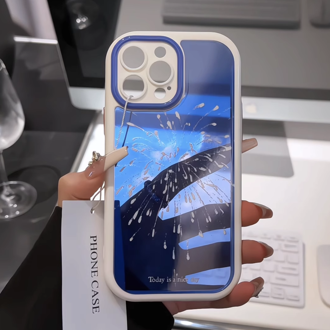 蓝色烟花适用苹果16pro奶油壳壳油奶卡通手机壳iphone15防摔华为PURA70苹果11可爱mate简约小米,3C数码配件,手机保护套/壳,淘宝优惠券,粉丝福利购,淘宝优惠卷