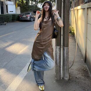 不规则时髦街头感蕾丝吊带裙 」MMFISH 26Q017 2.24春夏新品 「